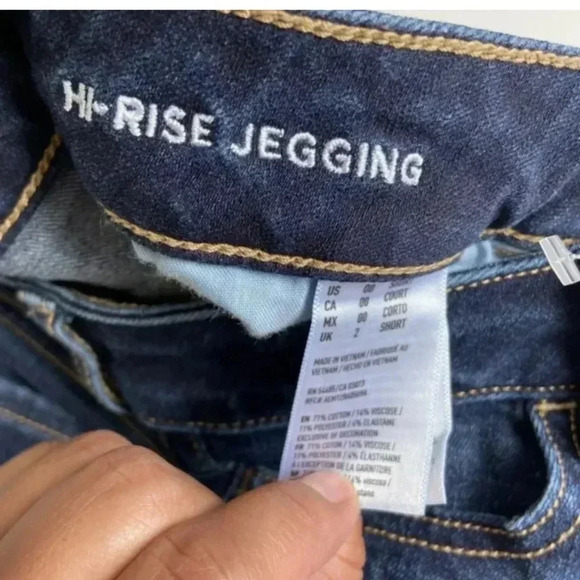 American Eagle 360° Super Stretch Hi Rise  Dark - Picture 9 of 10